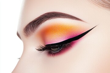 Fototapeta premium Bring your makeup to new heights with panoramic view inspired looks