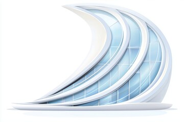 Obraz premium Capture a futuristic architectural concept,
