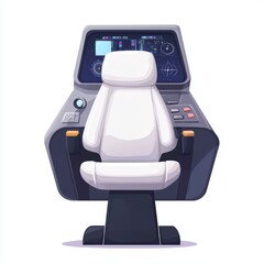 Fototapeta premium Explore futuristic cockpit views