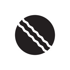 cricket ball icon vector eps