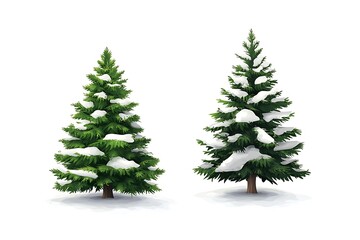 Fototapeta premium christmas tree fir or spruce