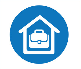 Work from home icon set. Remote working icons vector illustration