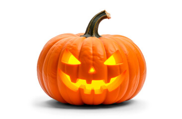 Fototapeta premium halloween pumpkin isolated on transpartent background, png file
