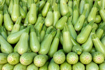 Green zucchini as background image