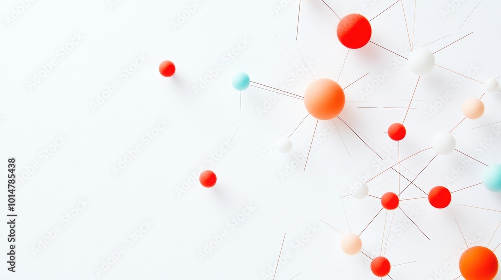 Poster a complex network of interconnected nodes and lines, symbolizing the vastness and interconnectedness