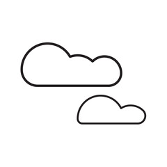 clouds tech icon vector eps