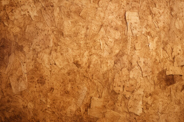 Processed collage of cork board or OSB board material texture. Background for banner, backdrop