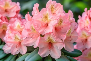 Close-up of pink flowers with green leaves, great for nature and gardening themes