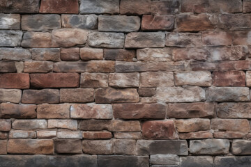 Obraz premium Processed collage of ancient brick wall surface texture. Background for banner, backdrop or texture