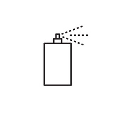 cosmetic bottle dispenser spray icon vector eps