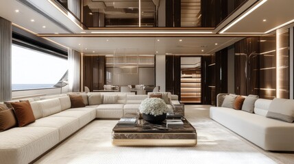 Luxurious Yacht Interior Design