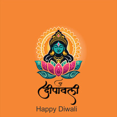 Happy Diwali with Diwali Diya, holiday Background, Diwali celebration greeting card. abstract vector illustration design