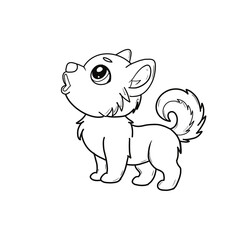 Doodle Halloween clip art back and while 