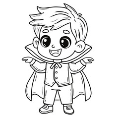 Doodle Halloween clip art back and while 