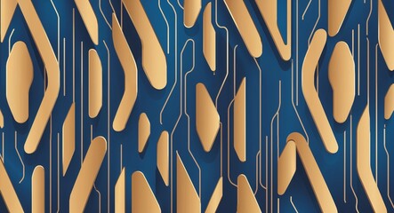 Blue abstract background with a modern lines pattern for corporate use
