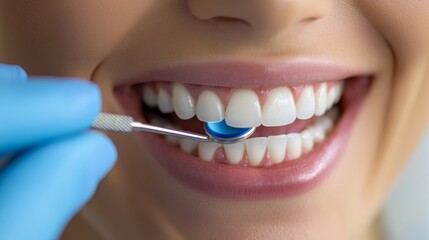 Fototapeta premium White and healthy teeth make a beautiful smile