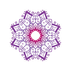 blue mandala vector art