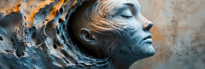 Abstract Water and Sky Wallpaper – Serene and Dreamlike Background for a Calm Aesthetic