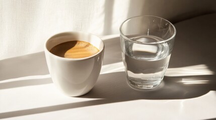 Morning Coffee and Water Break