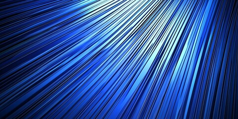Obraz premium Blue abstract background. Geometric lines pattern. Modern shiny blue gradient lines. Futuristic technology graphic design