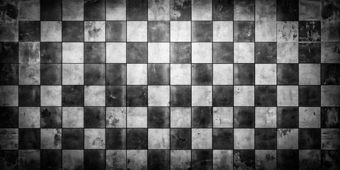 Monochrome background with a grunge chess pattern, monochrome, background, grunge, chess, pattern, black and white, texture