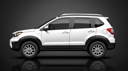 Simple car icon with clean lines and a minimalistic design