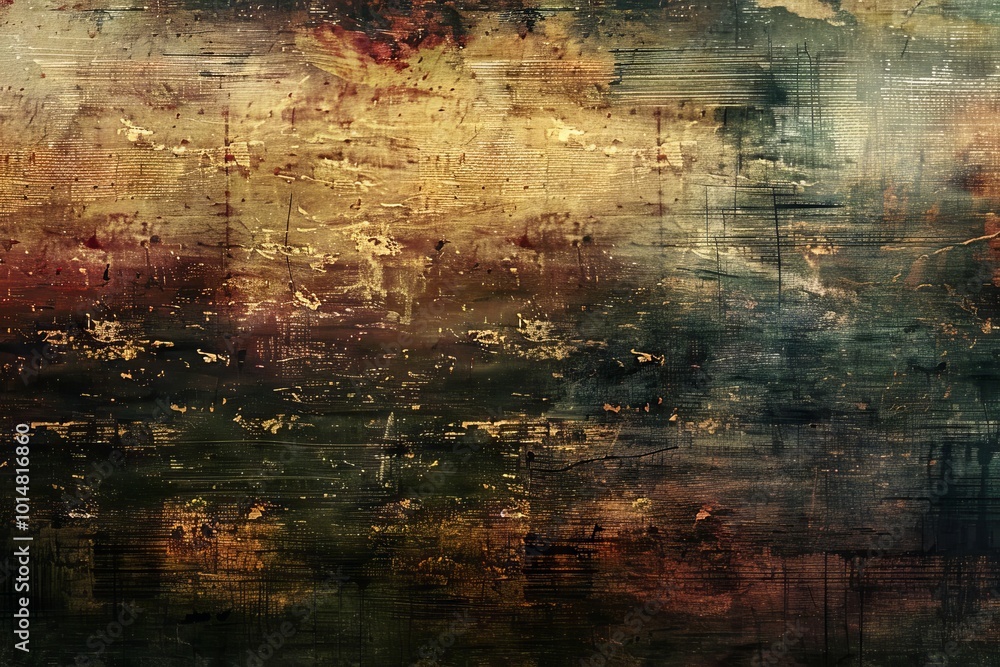 Aufkleber a high-resolution abstract grunge texture background featuring earthy tones and a weathered surface,