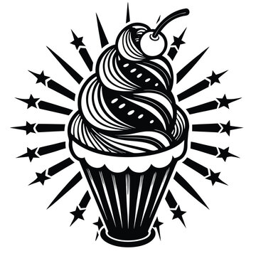 recommend clip art: ice cream vector silhouette and liner art.