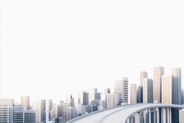 Discover the bustling cityscape from a panoramic perspective