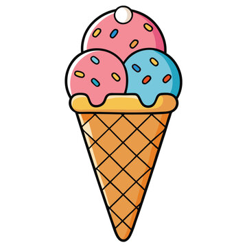 recommend clip art: ice cream vector illustration.