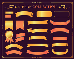 クリスマスのリボンコレクション