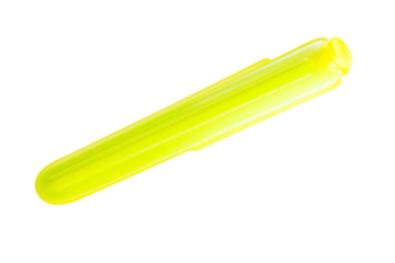 Neon Yellow Disposable Tampon Applicator Close-up