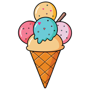 recommend clip art: ice cream vector illustration.