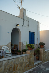 Classic Greek architecture in Paros. 