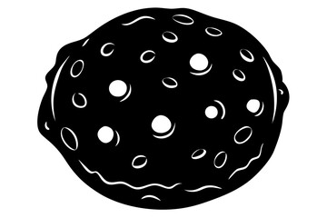 Cookies icon, cookie vector symbol, Bite biscuit icon
