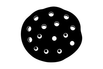 Cookies icon, cookie vector symbol, Bite biscuit icon
