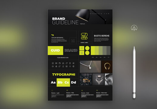 Brand Guideline Poster & Flyer Template