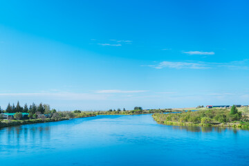 アイスランドの車窓から見た風景
