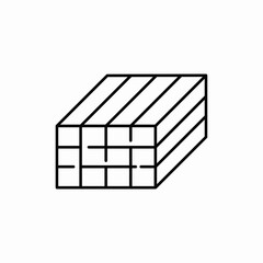 wood wooden plank icon sign vector