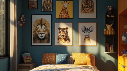 Safari Themed Bedroom
