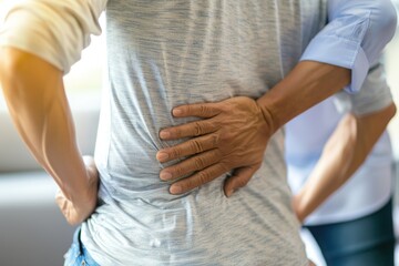 A couple embracing, showing affection and intimacy