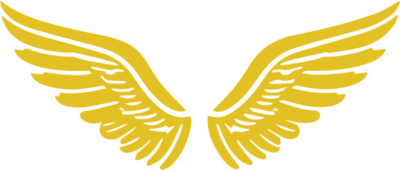 Angel wings svg drawing