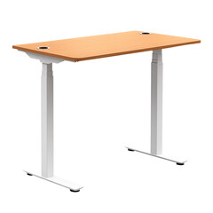Obraz premium Electric Standing Desk isolated on transparent background