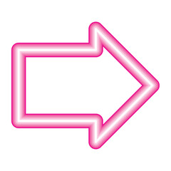 neon arrow pointing to the right