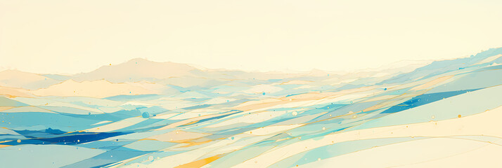 Abstract Nature Wallpaper – Water and Sky Inspired Background for a Calm Atmosphere