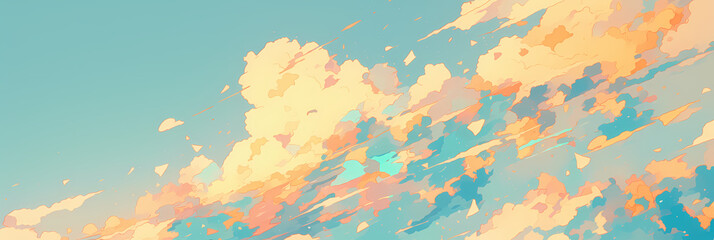 Abstract Nature Wallpaper &ndash; Water and Sky Inspired Background for a Calm Atmosphere