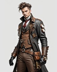 Fototapeta premium Steampunk Innovator