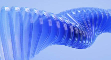 Minimal geometric background with abstract shapes. 3d rendering illustration.