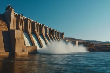 Dam letting a lot of water out