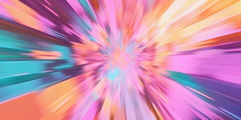 Abstract Color Burst: Vivid Motion and Energy